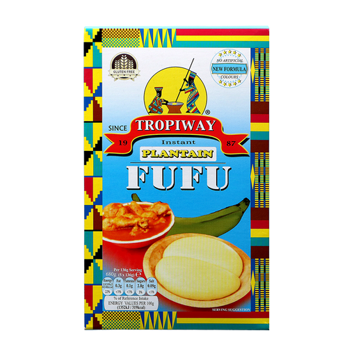 FUFU FARINE DE BANANE PLANTAIN - FOUFOU TROPIWAY - 680 G