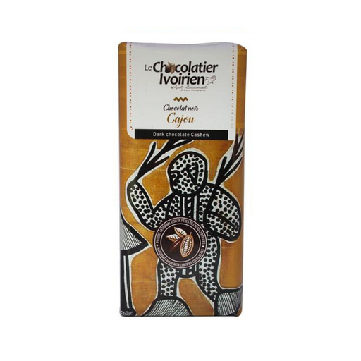 CHOCOLATIER IVOIRIEN TABLETTE IVOIRE NOIR CAJOU 80% - 100 g