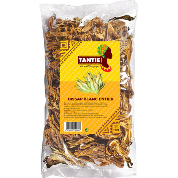 Feuilles de Bissap Blanc 100g