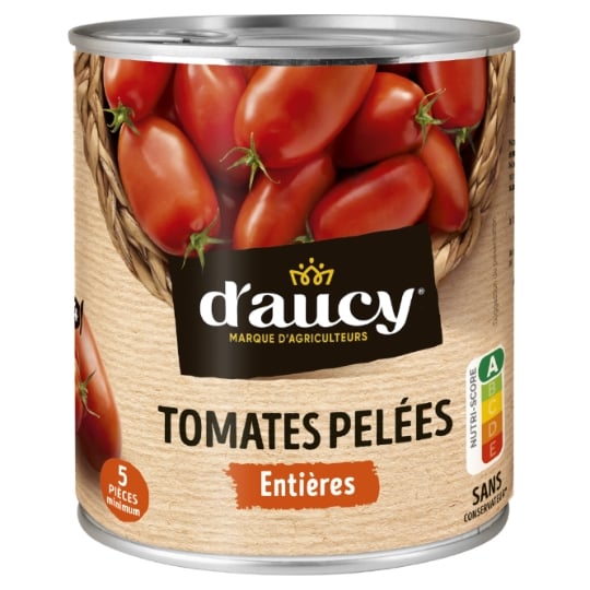 Daucy Tomate pelée 380 g