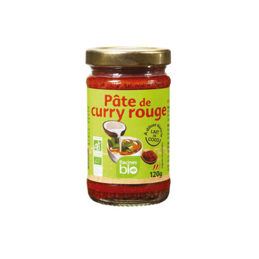 PÂTE DE CURRY ROUGE BIO 120 G