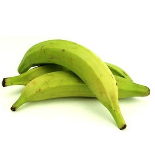 BANANES PLANTINS VERTE, ( LOT DE 5 ) 1.5 KG