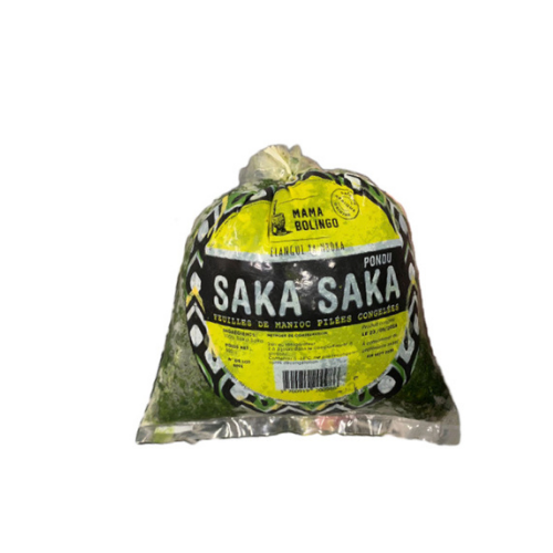 PONDU OU SAKA SAKA, FEUILLES DE MANIOC 500 G