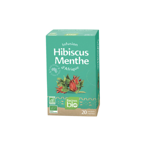 INFUSION D'AFRIQUE BIO HIBISCUS MENTHE 20 X 1.6 G