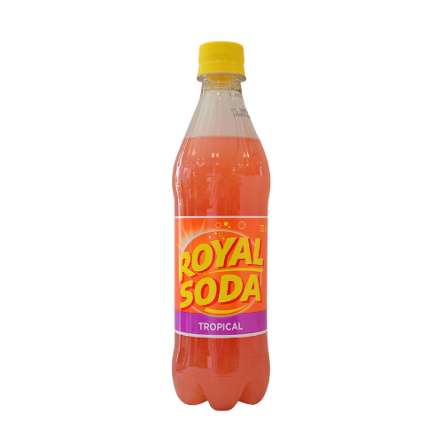 ROYAL SODA 50 CL - GRENADINE - TROPICAL - ANANAS - GUARANA - ANIS - BANANE