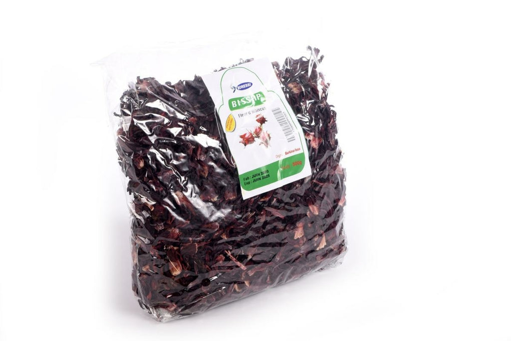Feuilles de Bissap rouge 500g