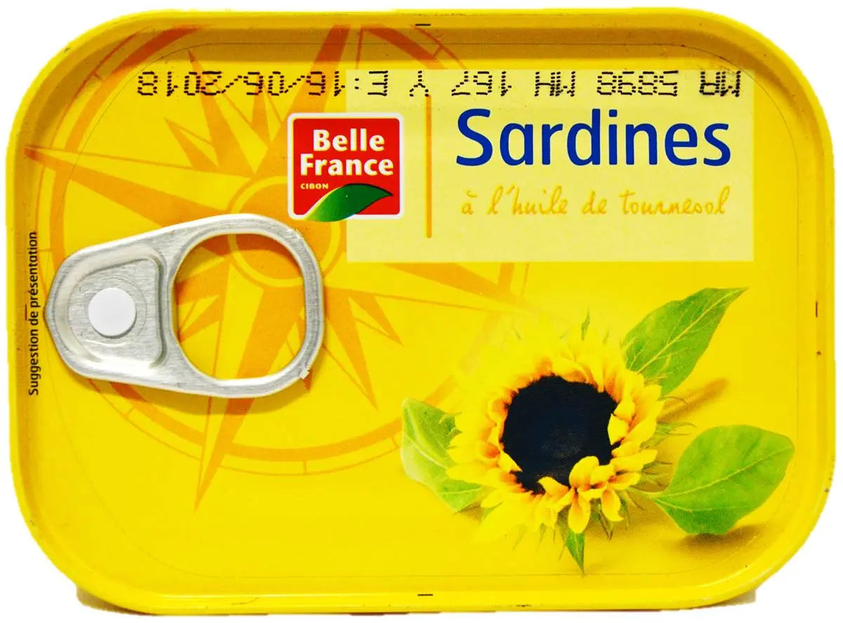 Sardine à l'huile de tournesol 135g