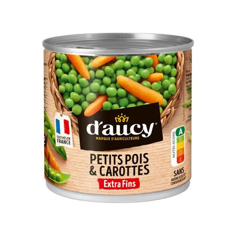 Daucy P’tit pois & carottes 265 g